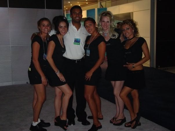Phantom booth staff at E3